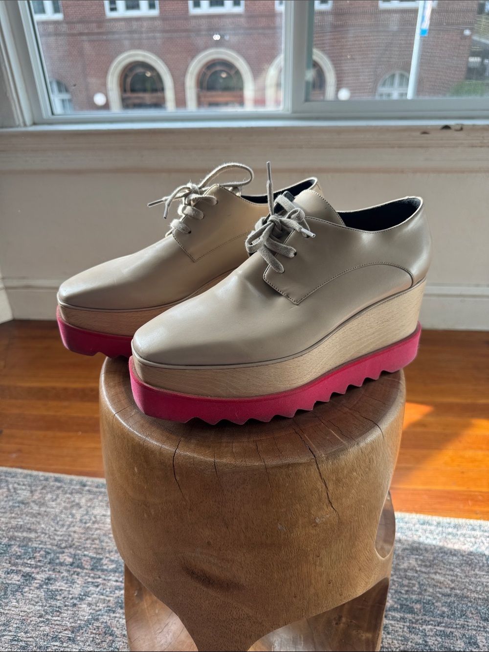 Stella McCartney Elyse platform brouges